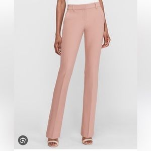 Express Columnist Almost Boot Cut Pants Rose Blush Pink Sz 10